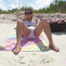 Hot Little Teen Nikki Makes A Huge, Runny Poo-Poo In Her Diaper While Sunbathing On A Popular Public Beach